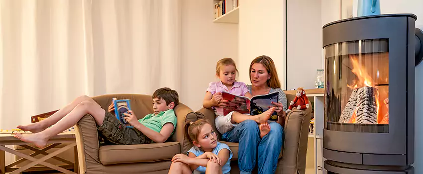 Outdoor Morso Fireplace Broken Screen Replacement in Moose Jaw, Saskatchewan