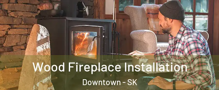 Wood Fireplace Installation Downtown - SK